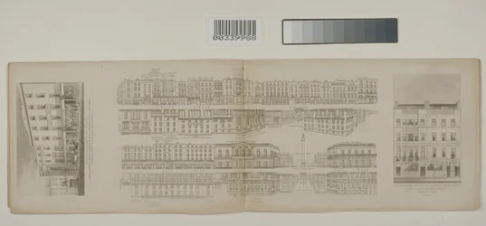 Vues de rue de Londres, vers 1838